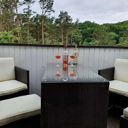 Duenenpark - Komfort Mit 1 Schlafzimmer Und Balkon Im Dachgeschoss 282 * Binz