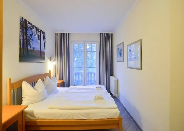 Dünenpark - Komfort Mit 1 Schlafzimmer Und Balkon Im Dachgeschoss 282 * Binz